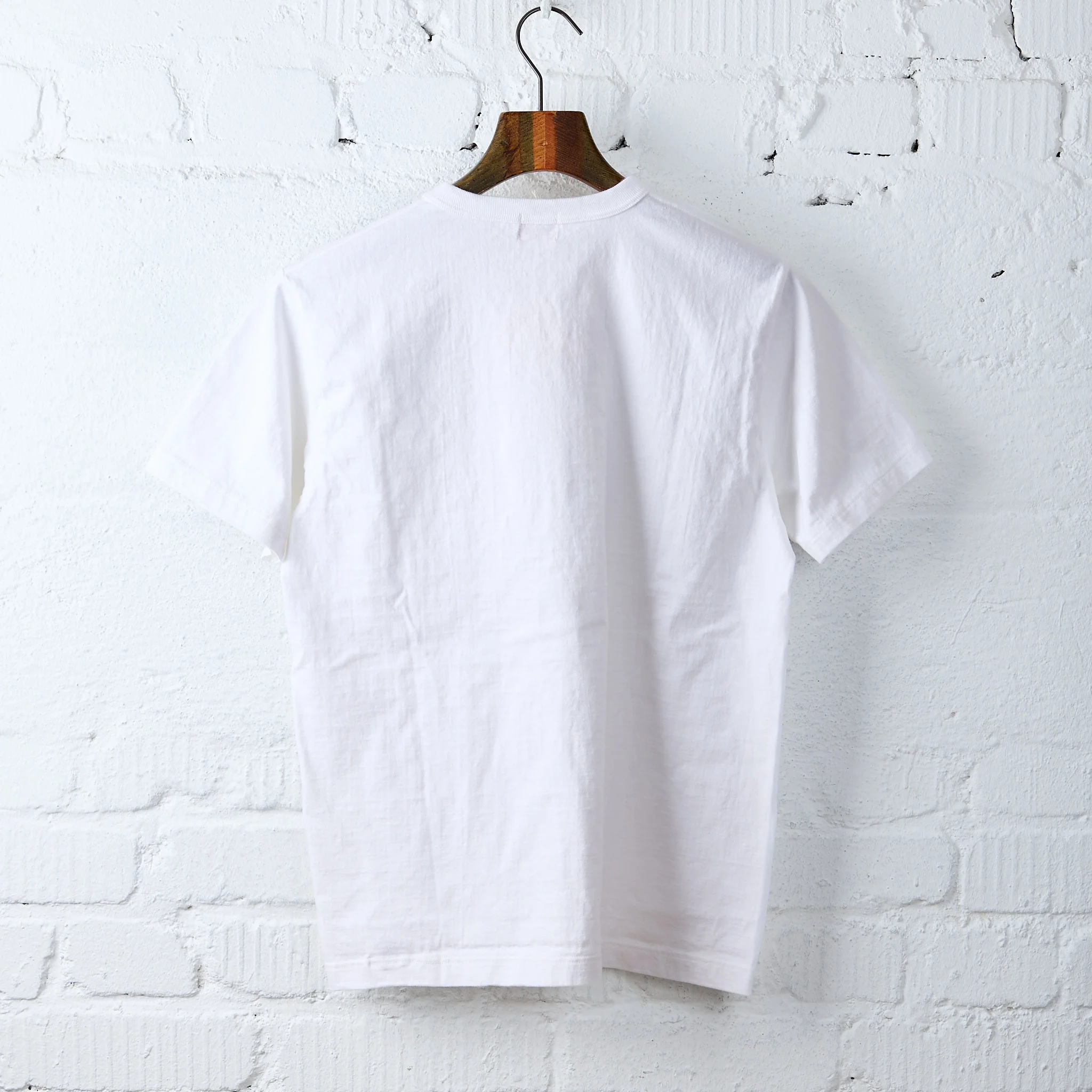 whitesville | heavyweight pocket t-shirt white - Image 3