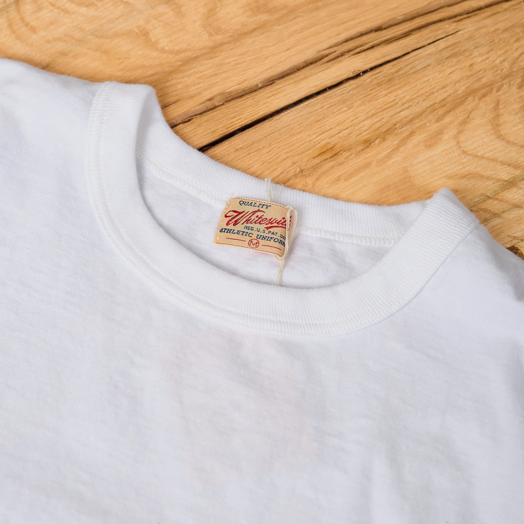 whitesville | heavyweight pocket t-shirt white - Image 4