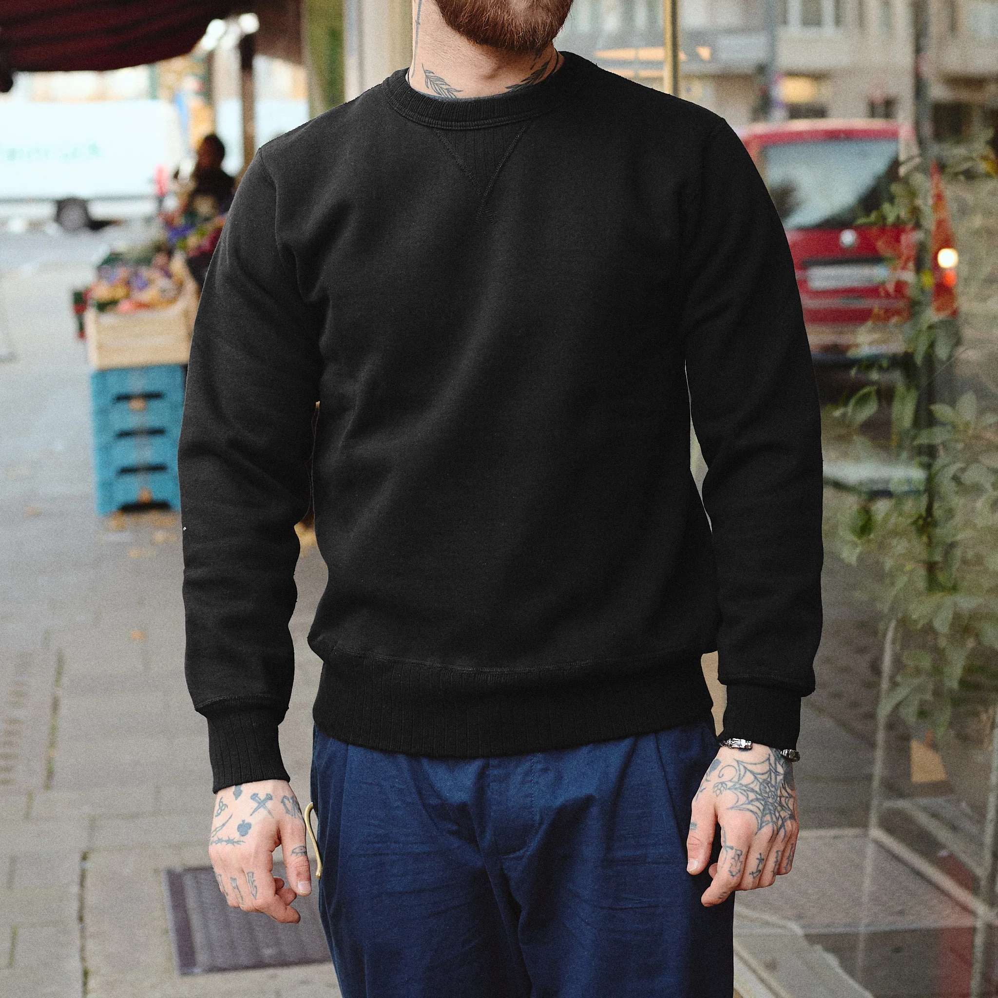 whitesville | wv67728 heavy sweat shirt - black - Image 2