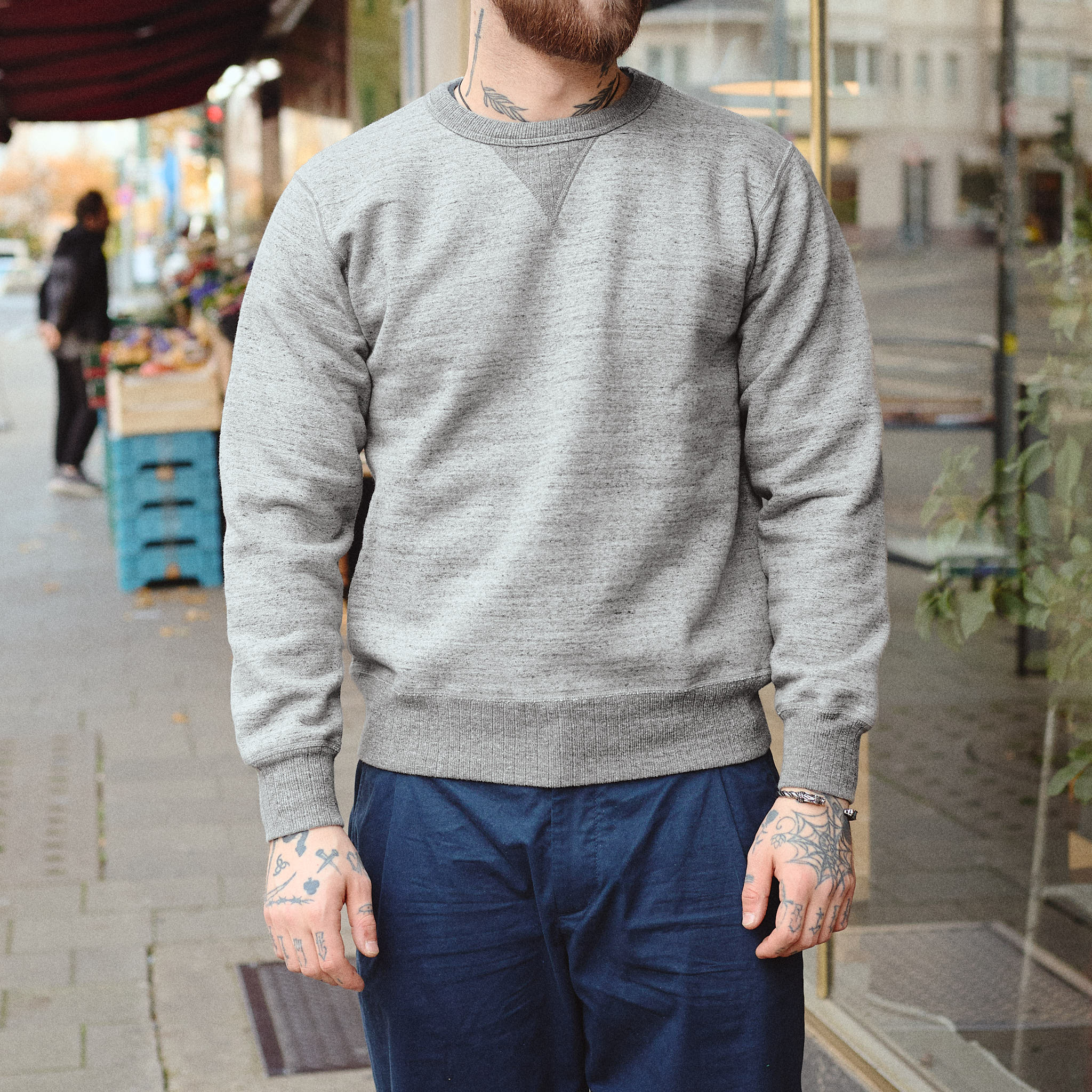 whitesville | wv67728 heavy sweat shirt - h.gray - Image 2