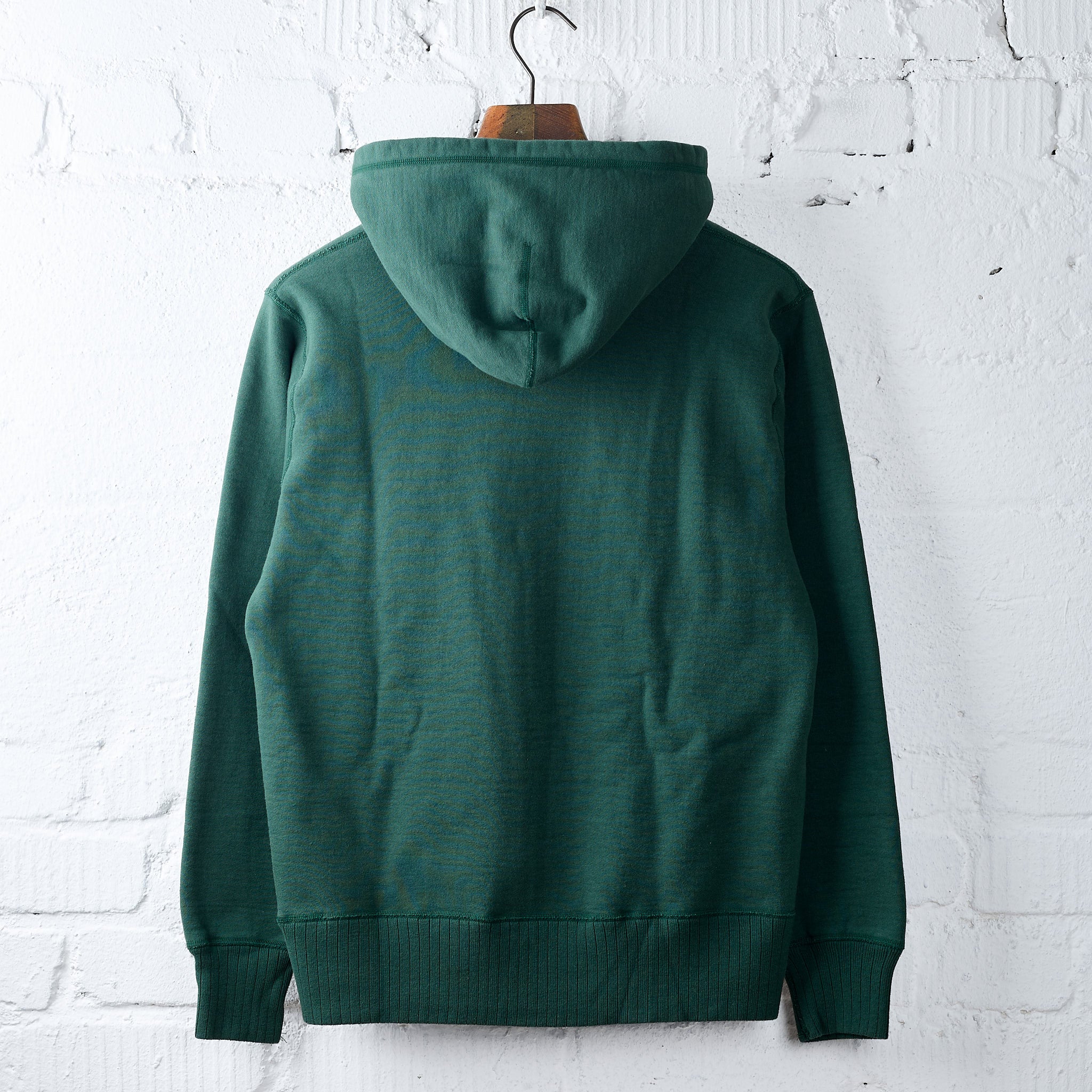whitesville | wv67729 heavy sweat hooded parka - green - Image 2