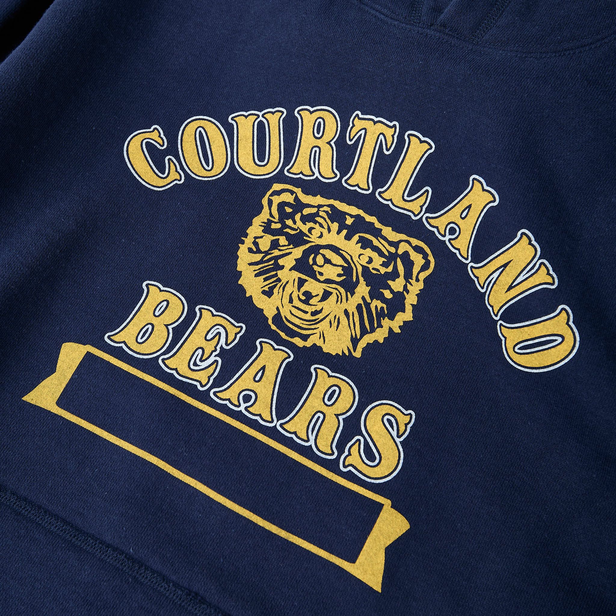 whitesville | wv69616 heavy sweat hooded parka "courtland bears" - navy - Image 3