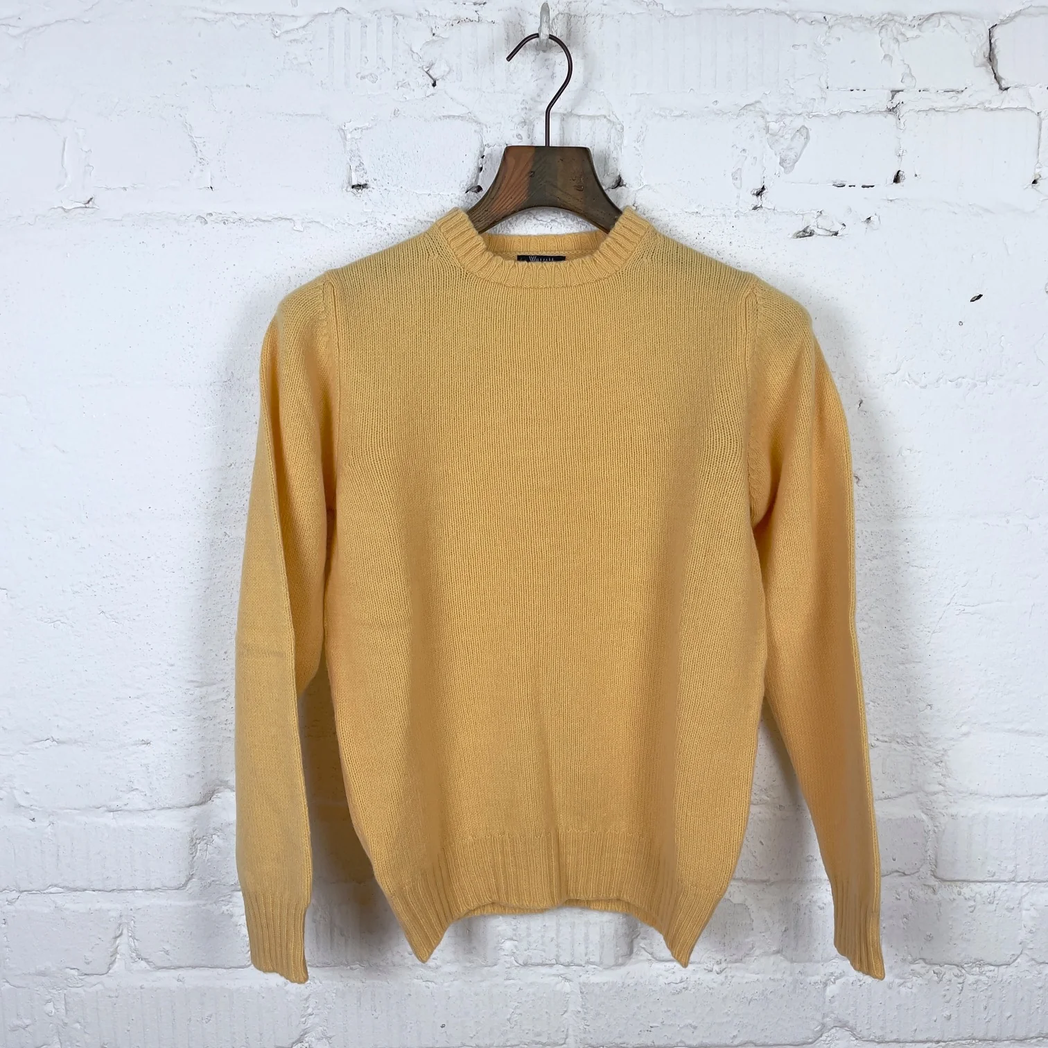 william lockie x stuf|f | gullan super geelong crew neck - canary