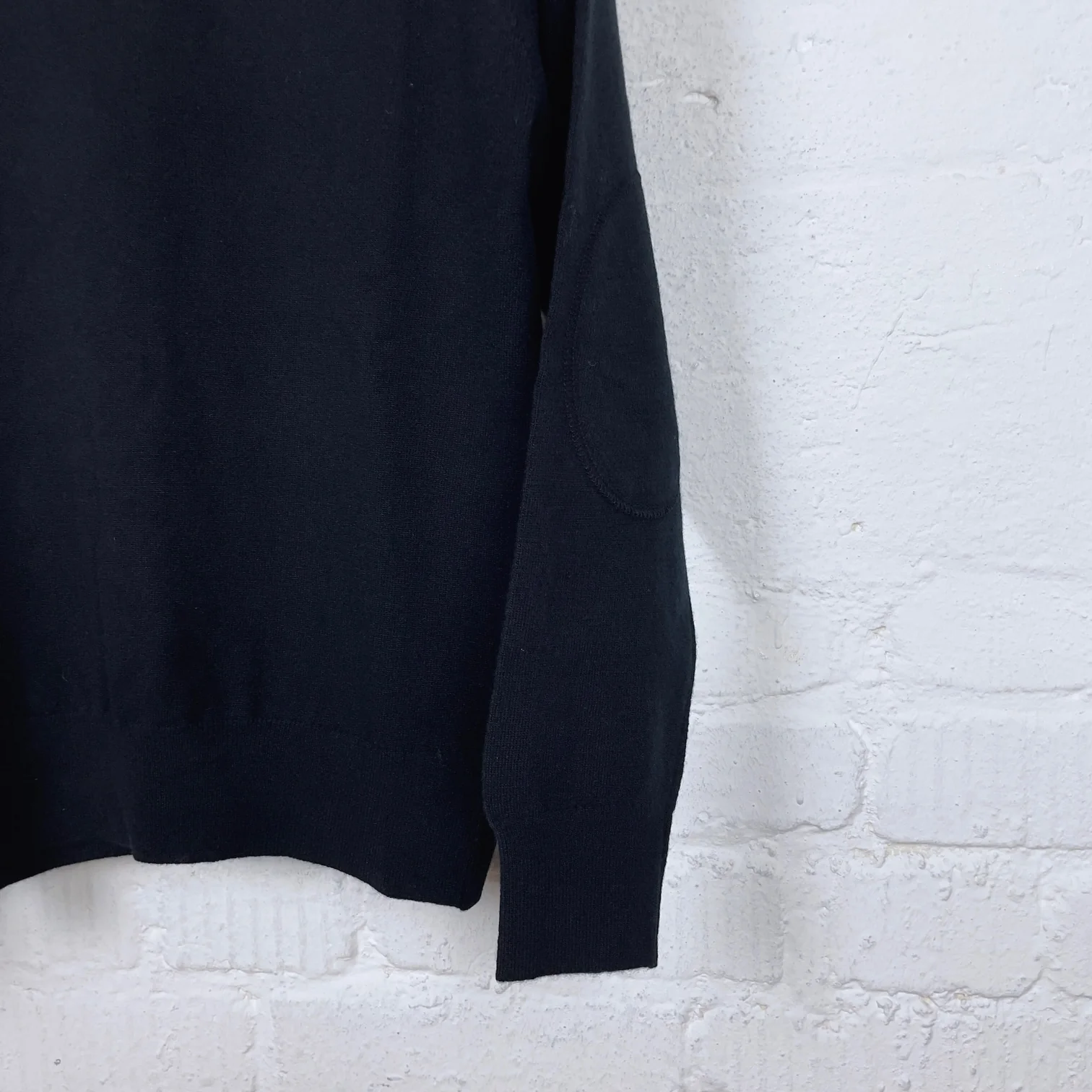 william lockie x stuf|f | vintage gordon patch crew neck sweater - black - Image 3