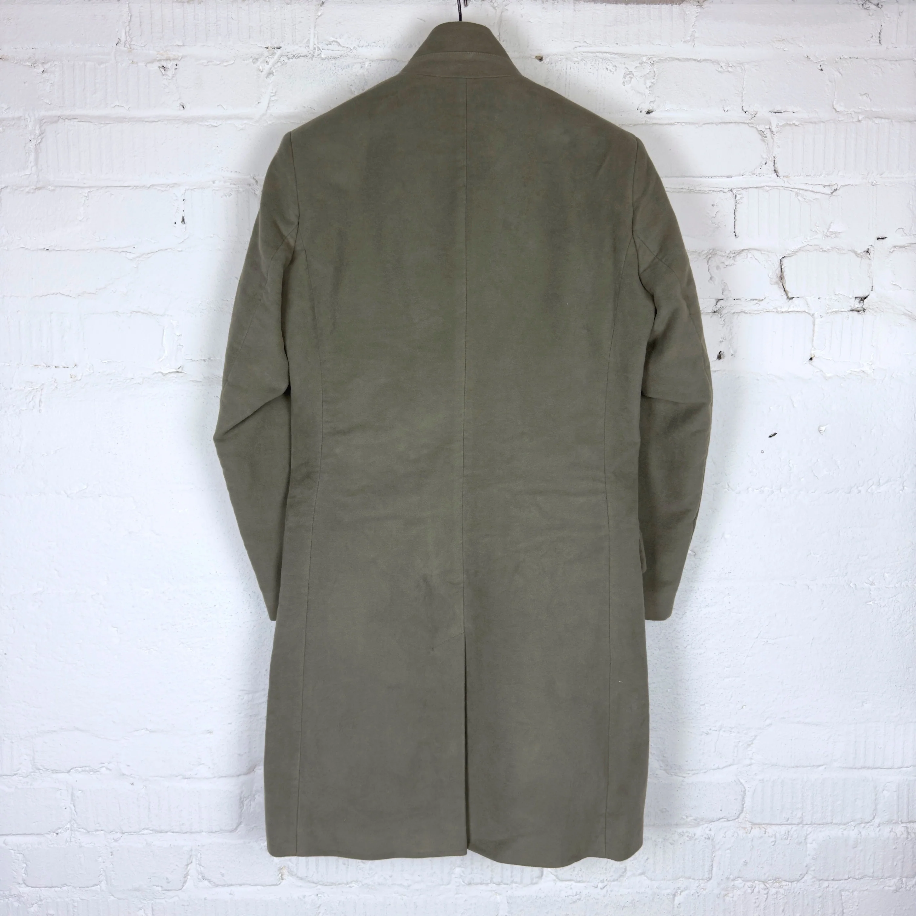workhouse | east end coat moleskin dark lovat - Image 5