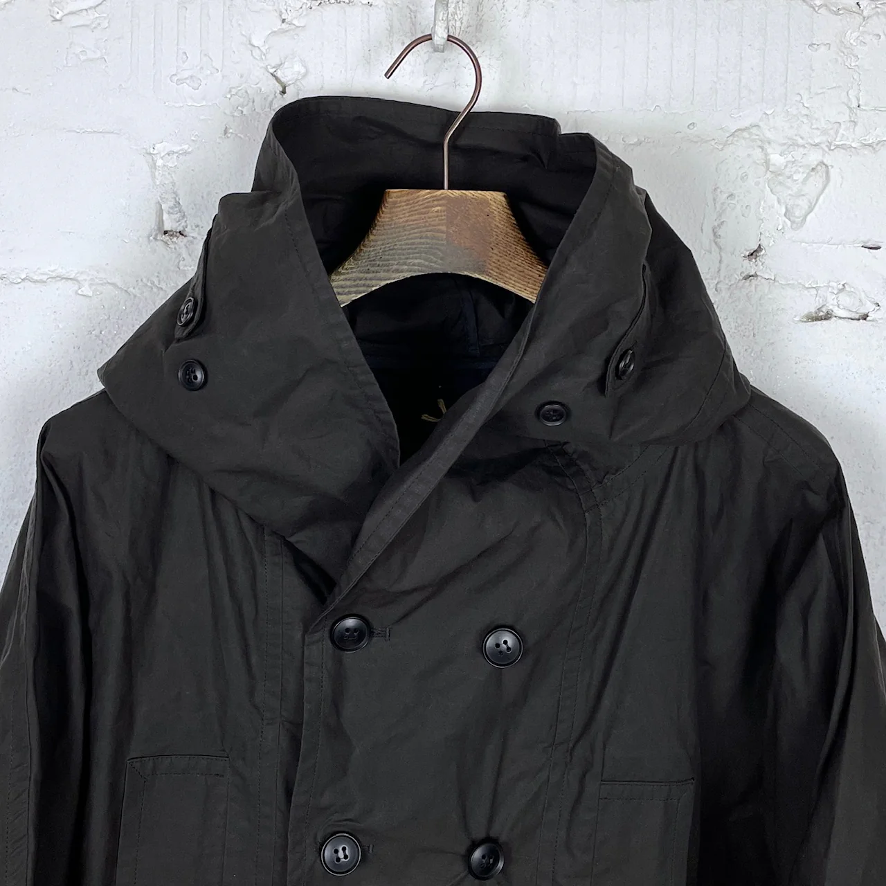 workhouse | fisherman long coat dark olive - Image 6