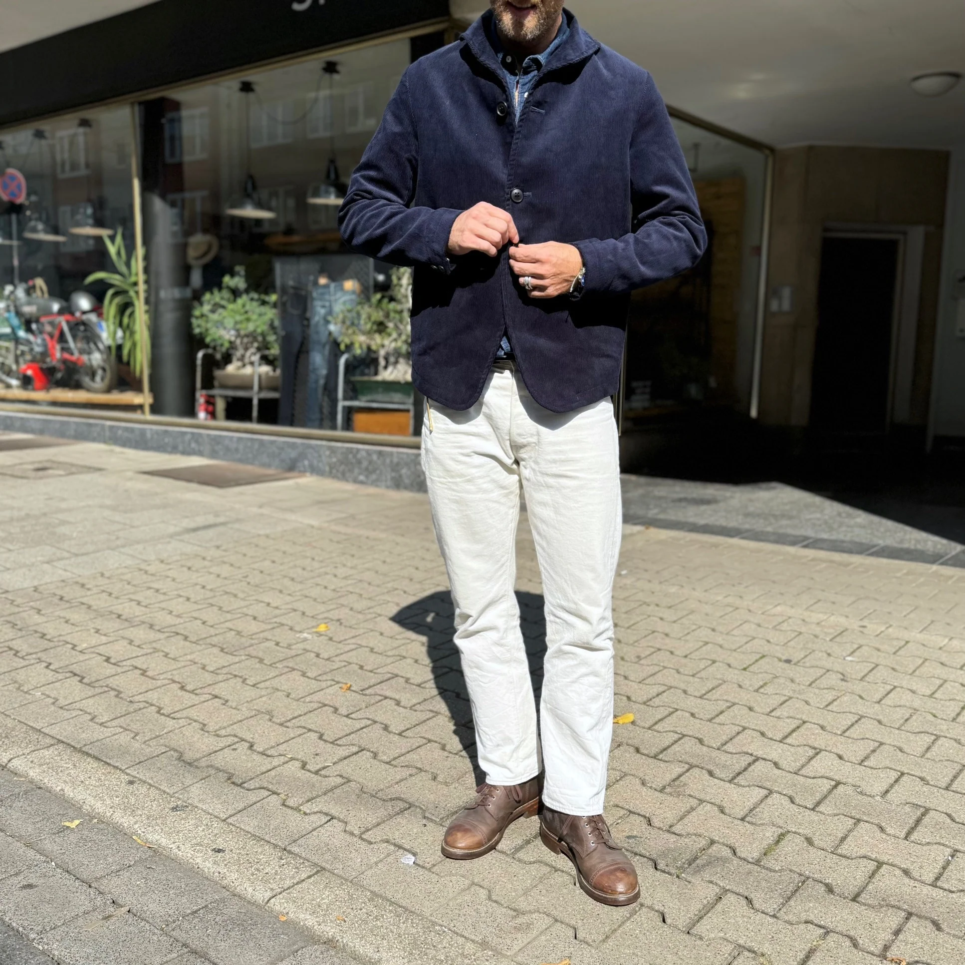 workhouse | orbal jacket navy corduroy - Image 3
