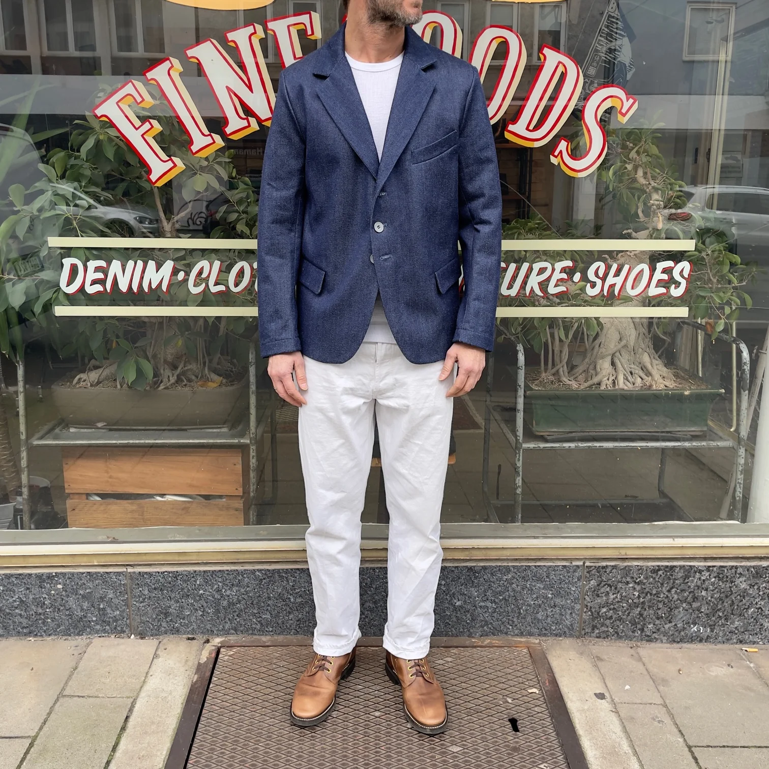 workhouse x stuf|f | club jacket - selvedge denim (nos) - Image 2