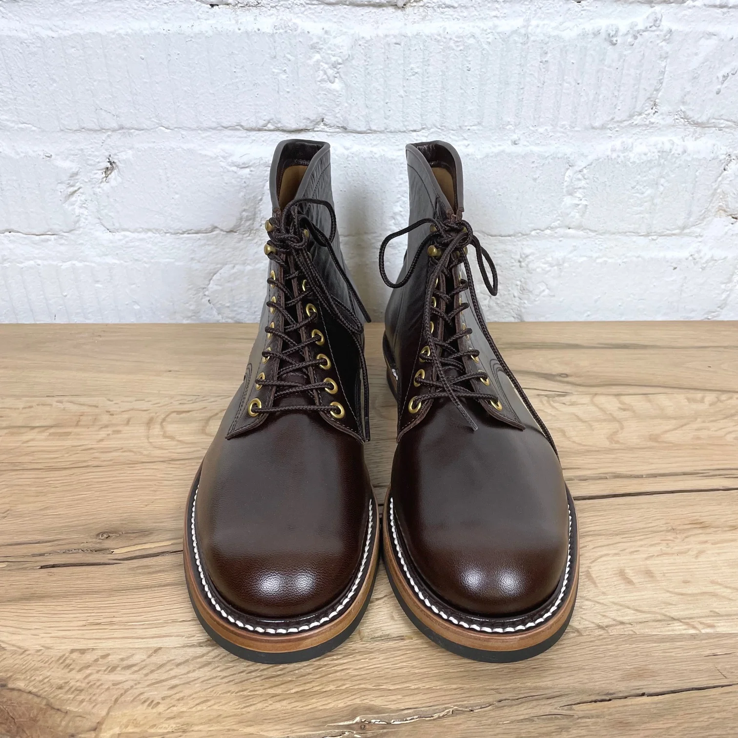 y'2 leather | aniline horse work boots brown (ls-02) - Image 3