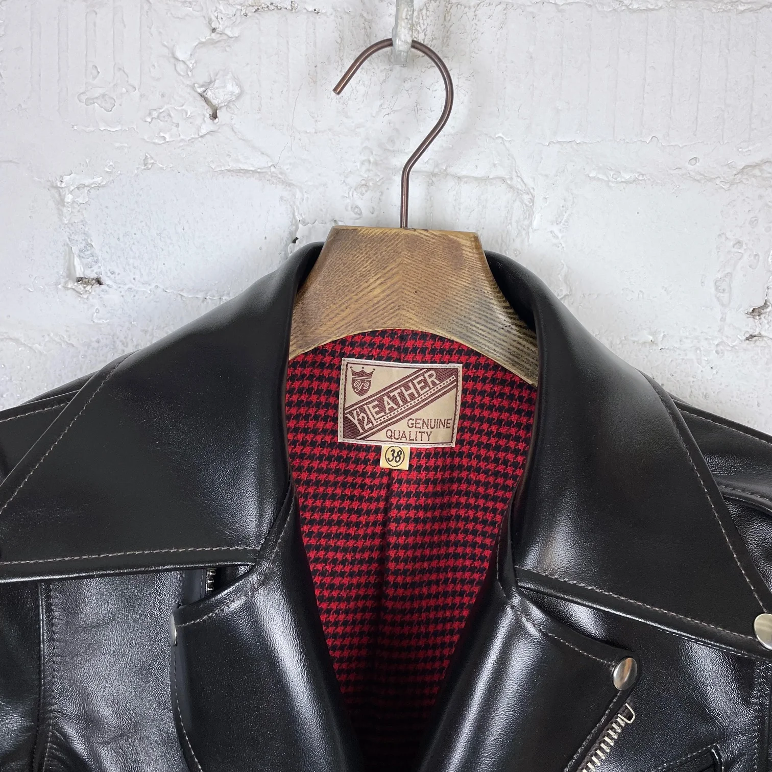 y'2 leather | horsehide d-pocket double rider jacket (hr-55) - Image 5