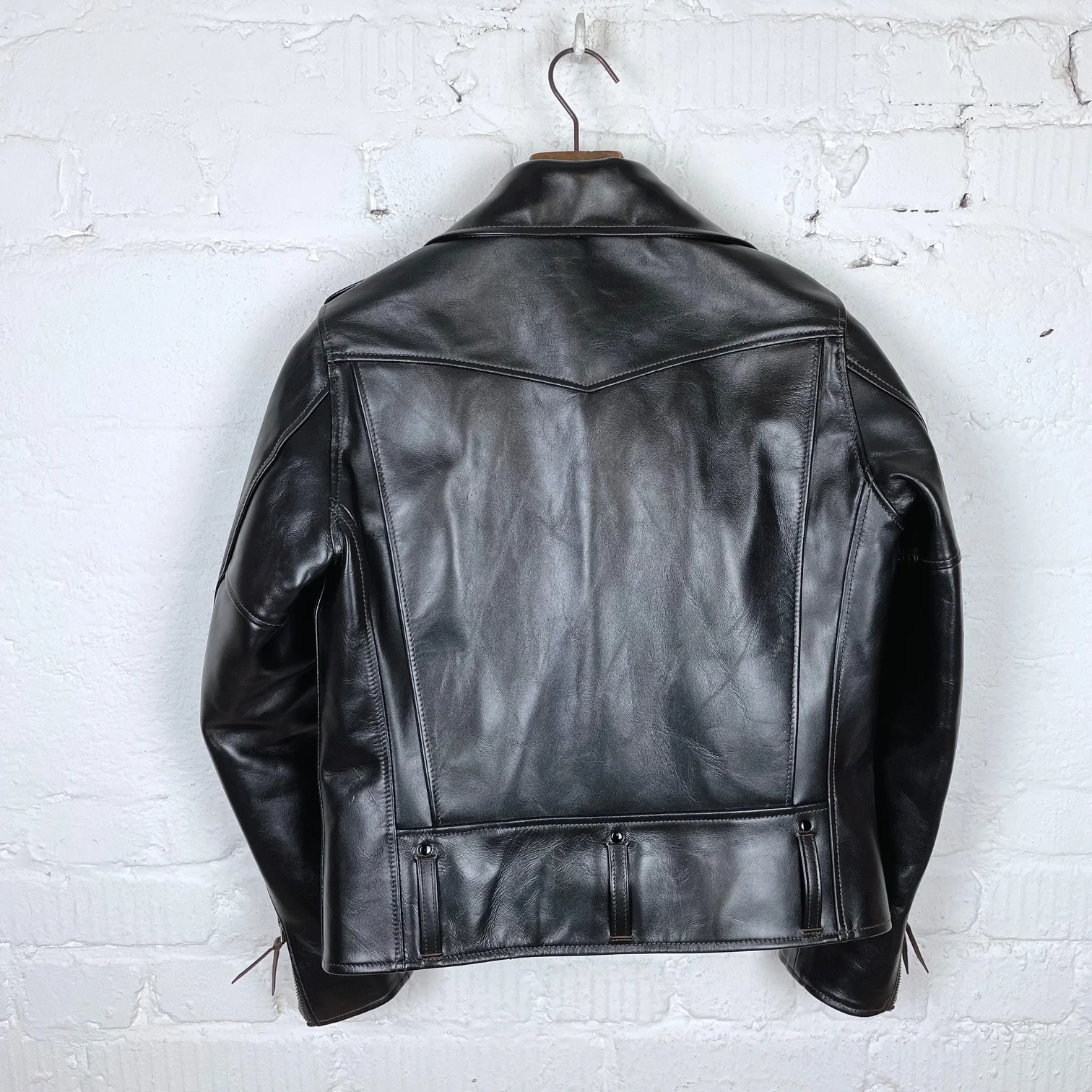 y'2 leather | horsehide d-pocket double rider jacket (hr-55) - Image 6