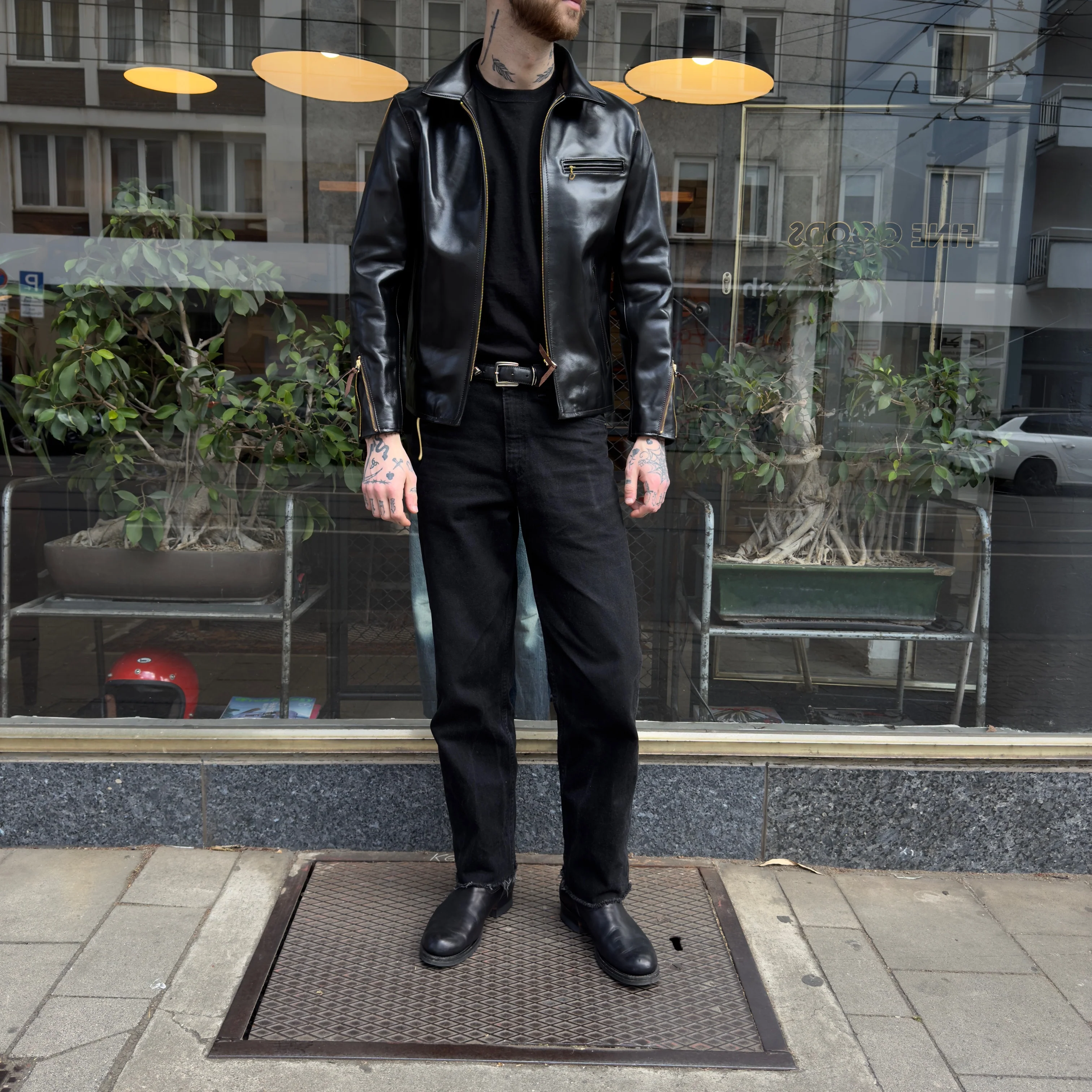 y'2 leather | vintage horse light single riders black (pr-65) - Image 2