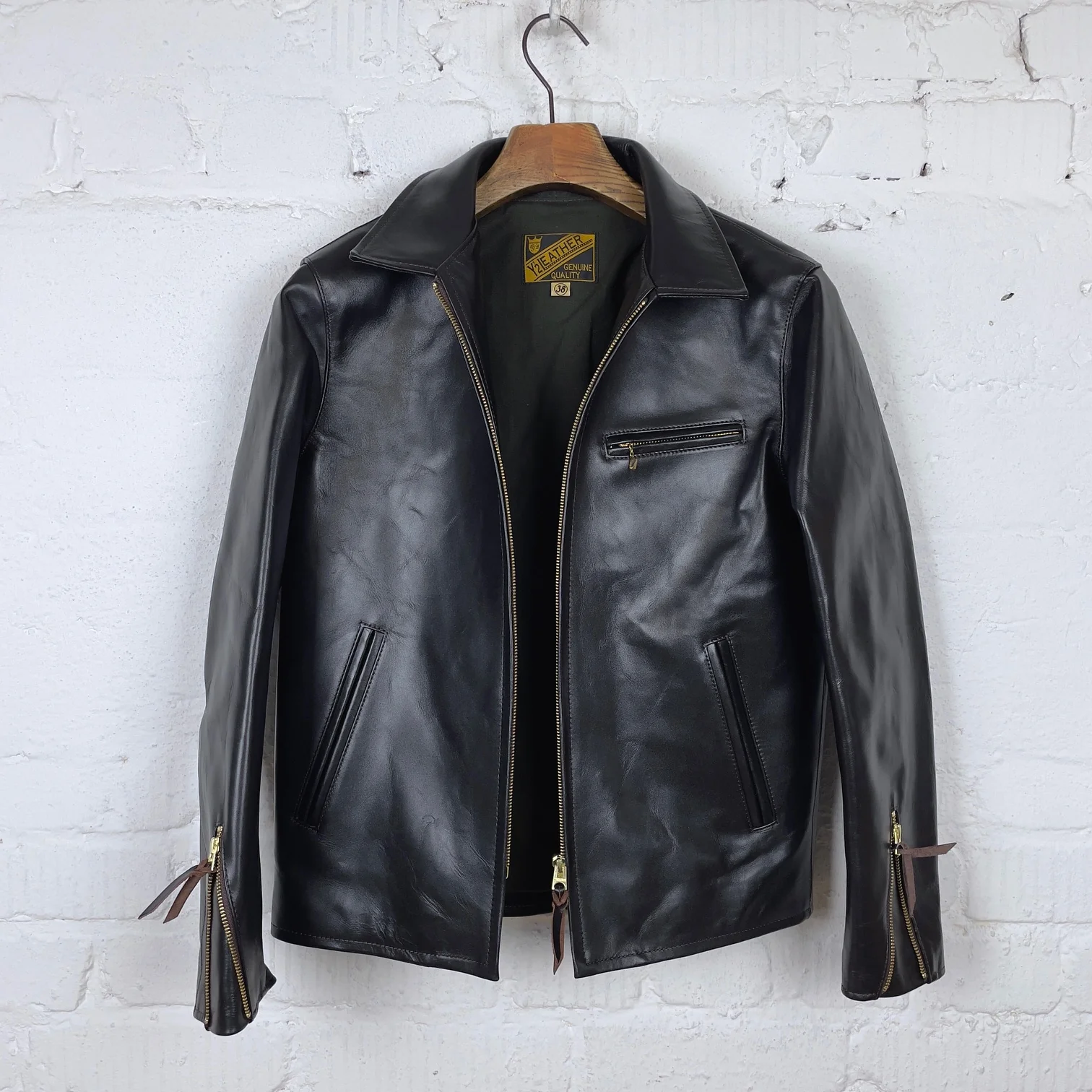 y'2 leather | vintage horse light single riders black (pr-65) - Image 5