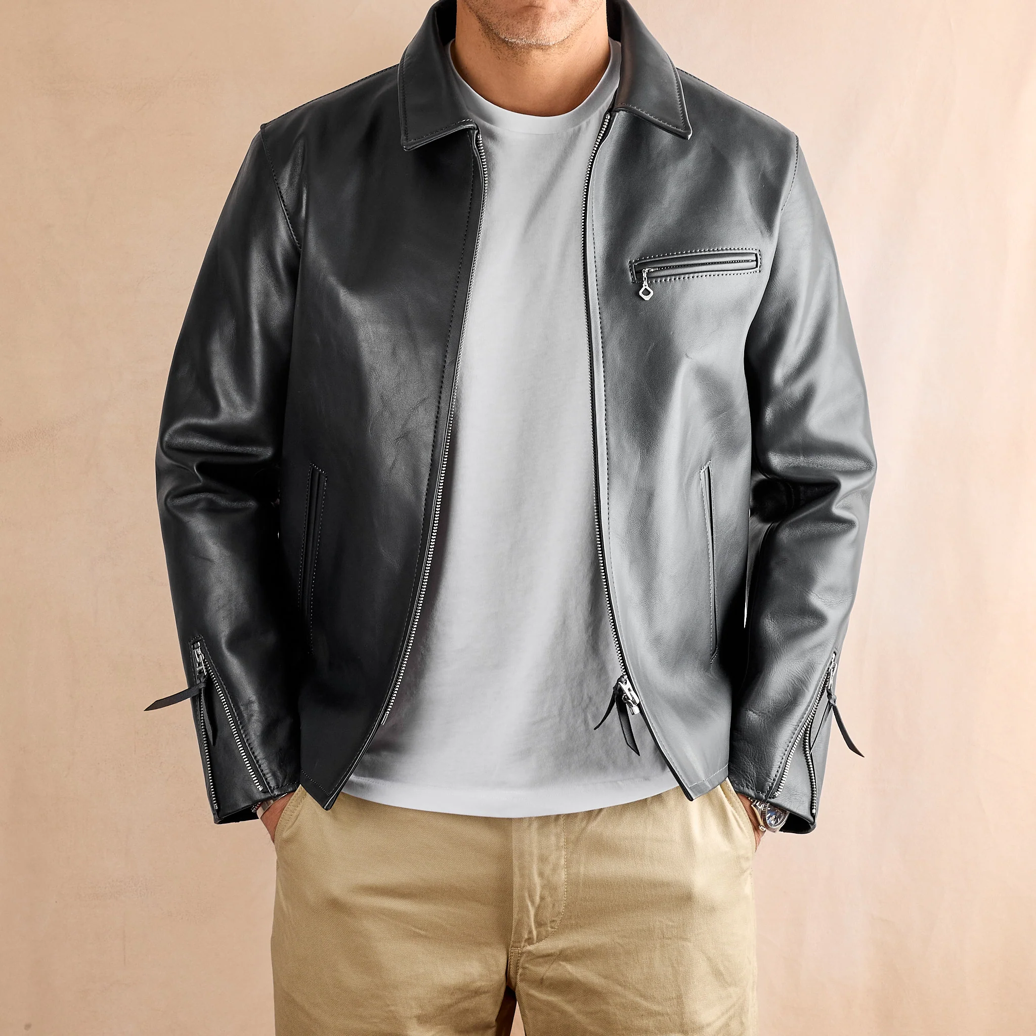 y'2 leather | vintage horse light single riders gray (pr-65) - Image 2