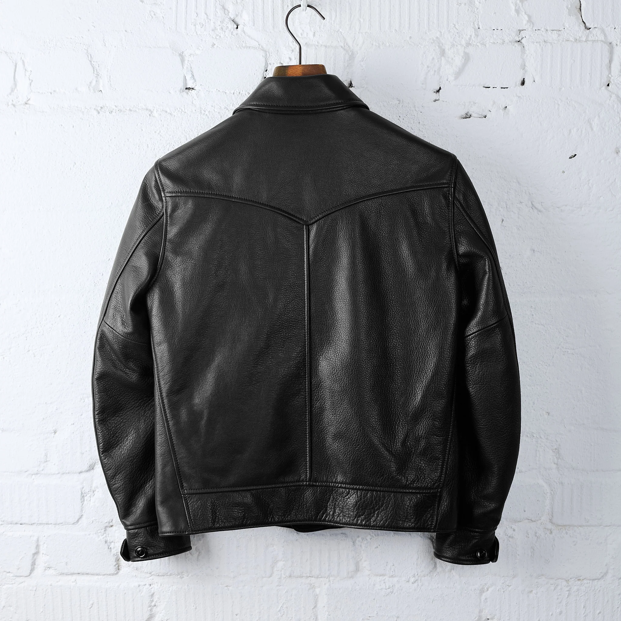 y'2 leather x stuf|f | 10 years anniversary cossack jacket (sb-162) - black - Image 4