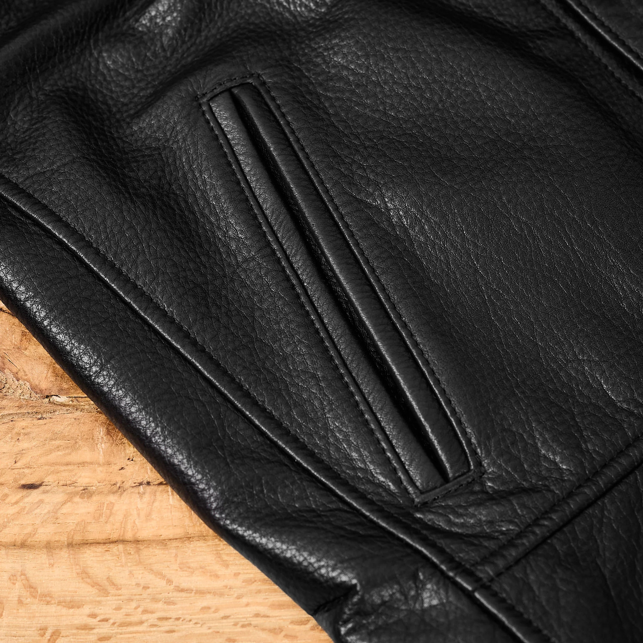 y'2 leather x stuf|f | 10 years anniversary cossack jacket (sb-162) - black - Image 9