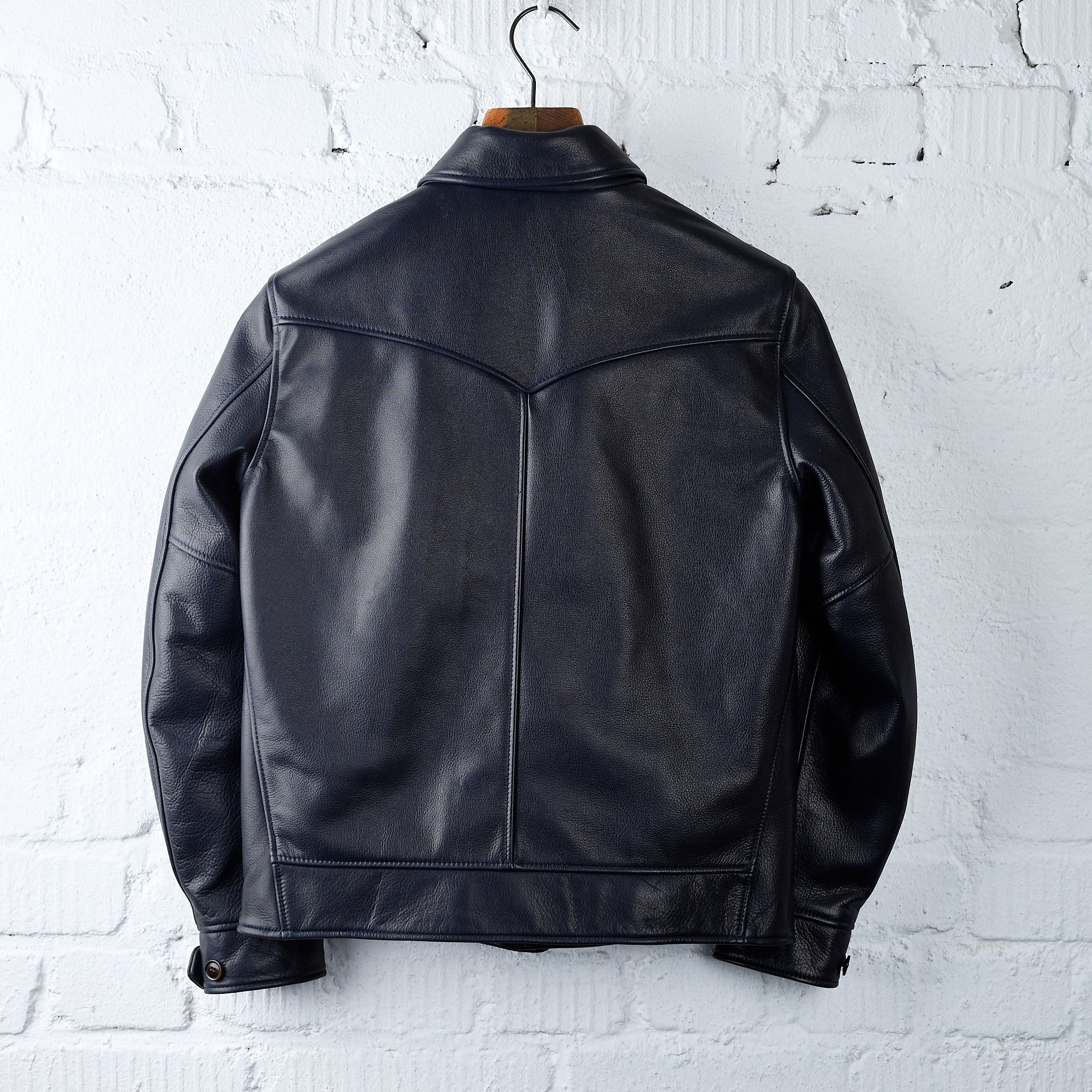 y'2 leather x stuf|f | 10 years anniversary cossack jacket (sb-162) - navy - Image 3