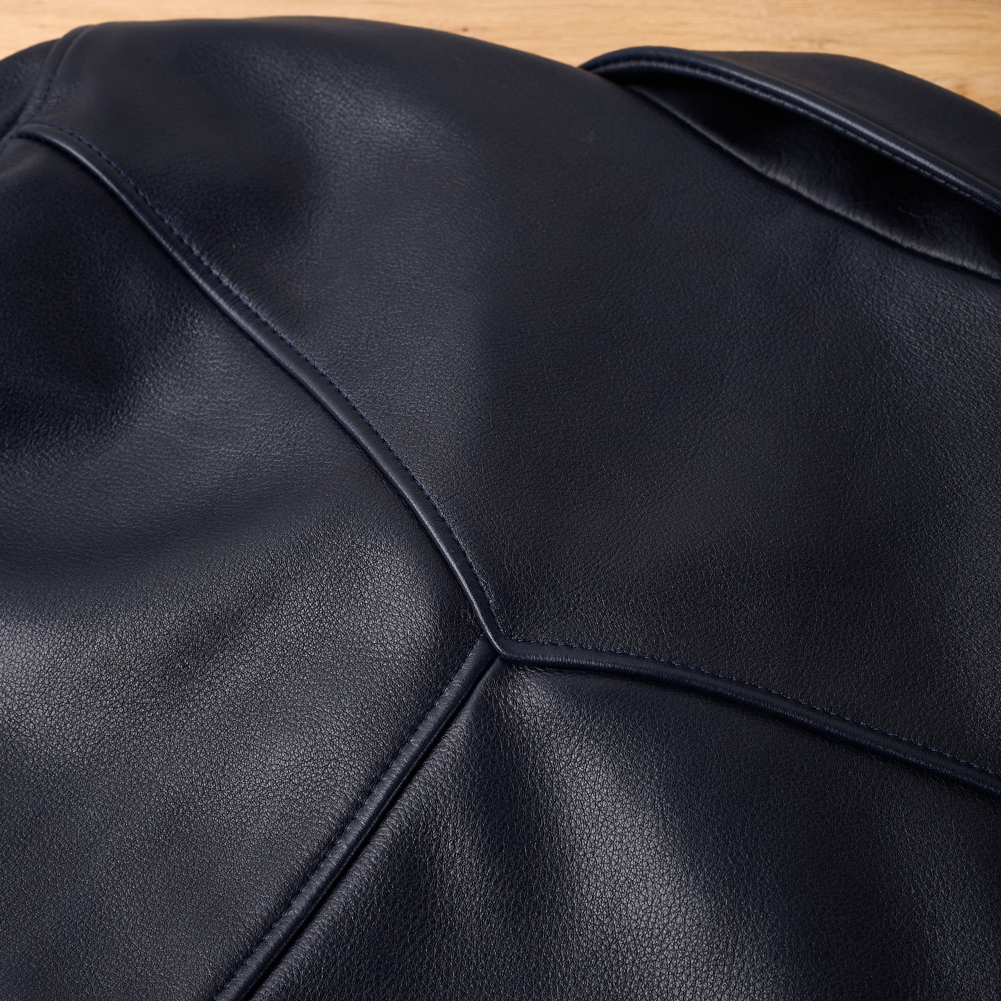 y'2 leather x stuf|f | 10 years anniversary cossack jacket (sb-162) - navy - Image 9