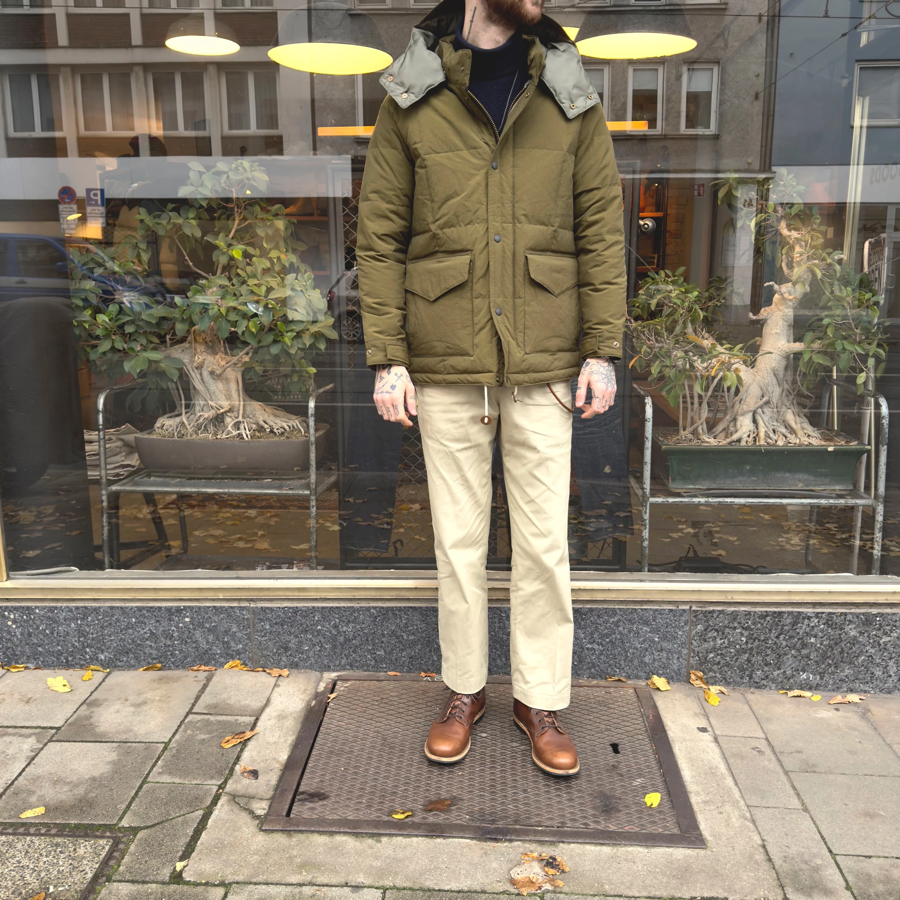 zanter | 6740 down parka vintage 1956 - olive - Image 3