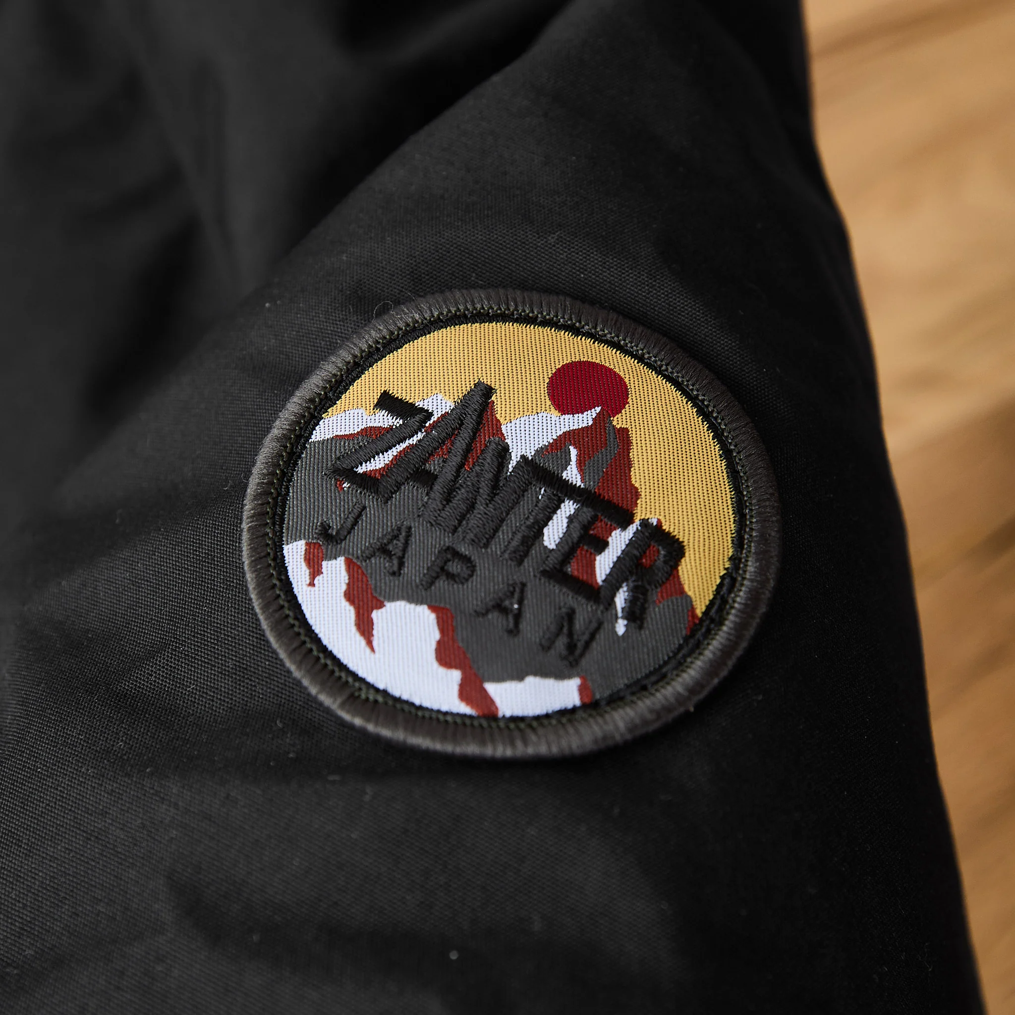 zanter | jp-6720 zanter antarctic research expedition down parka jacket - black - Image 6