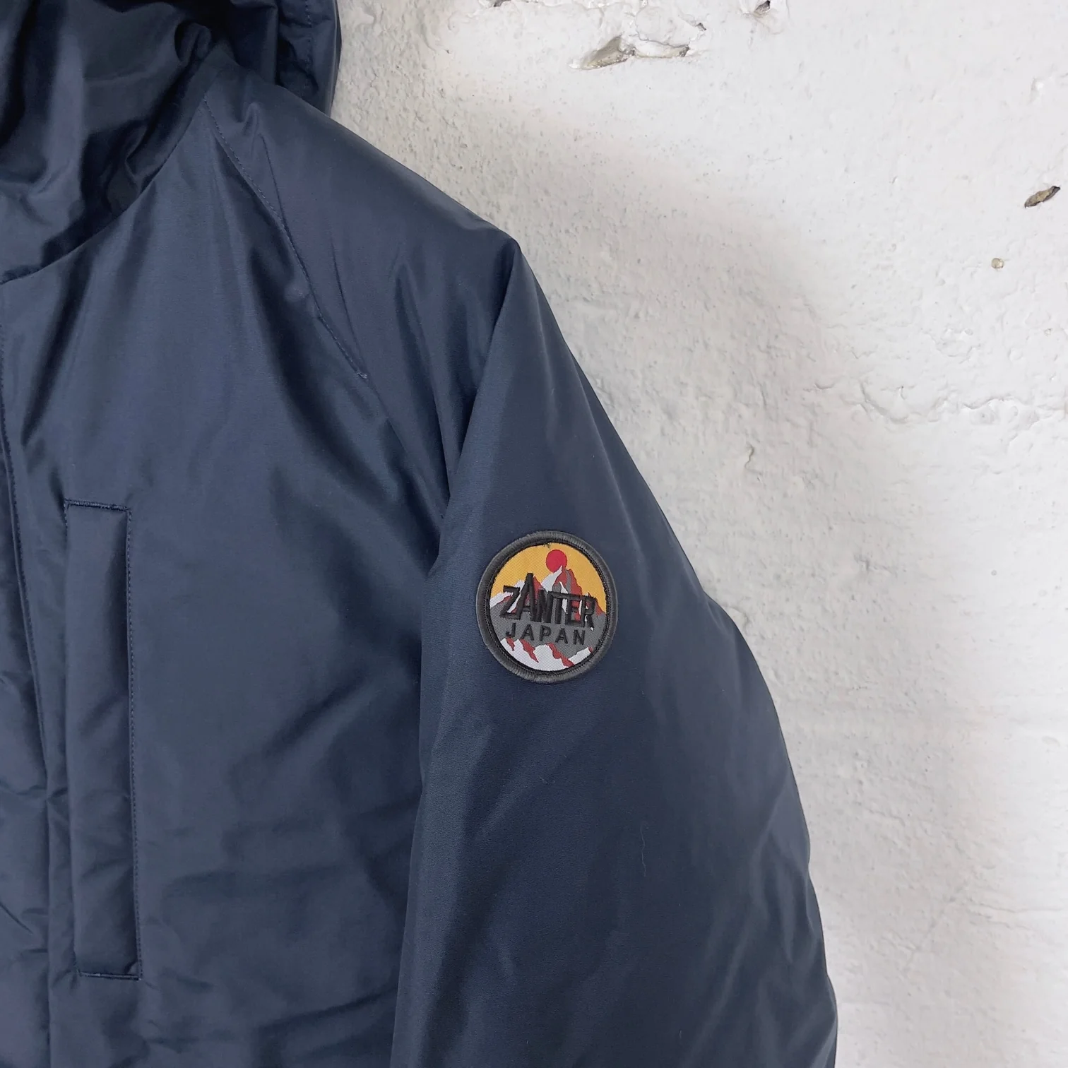 zanter | jp-6720 zanter antarctic research expedition down parka jacket - navy - Image 6