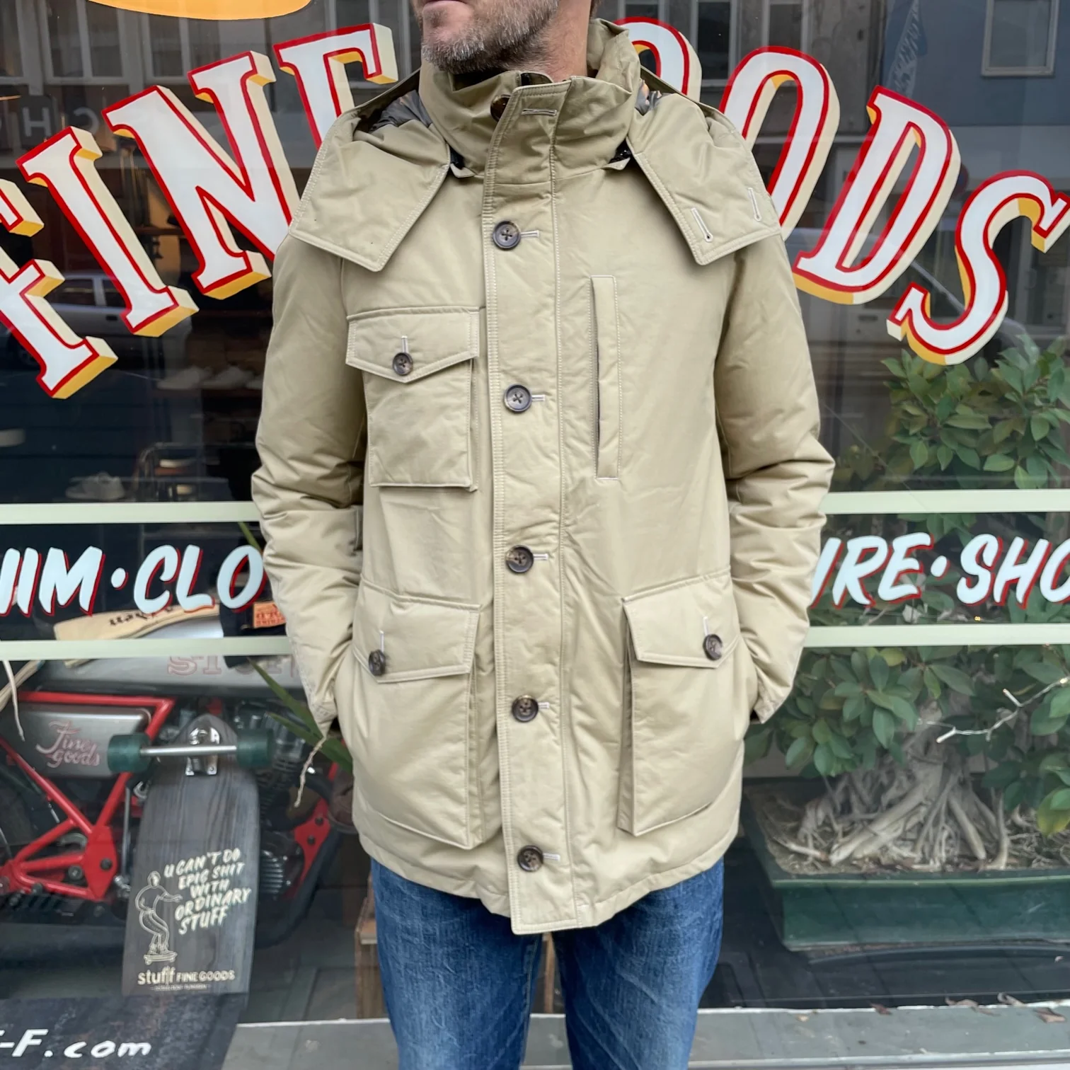 zanter | original down jacket beige - Image 3